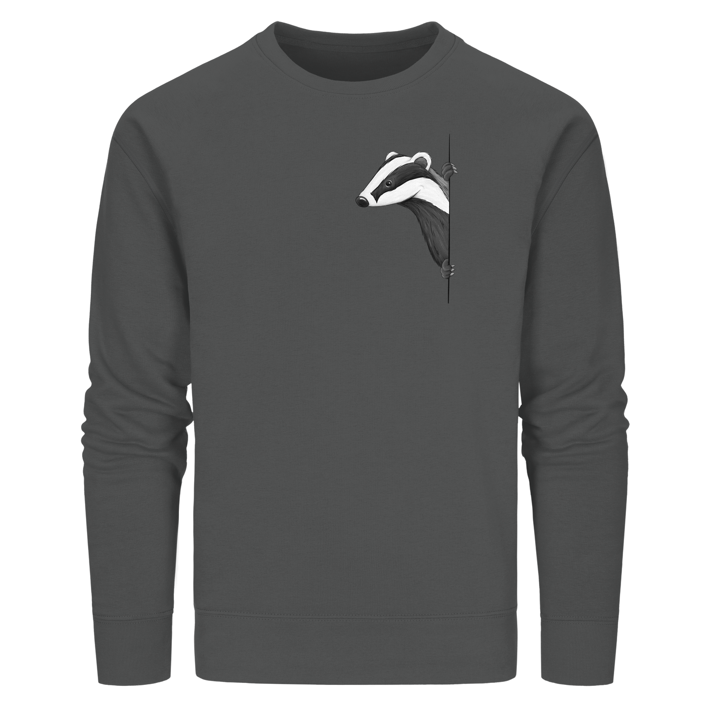 Lässiger Dachs Meister Grimbart - Organic Basic Unisex Sweatshirt