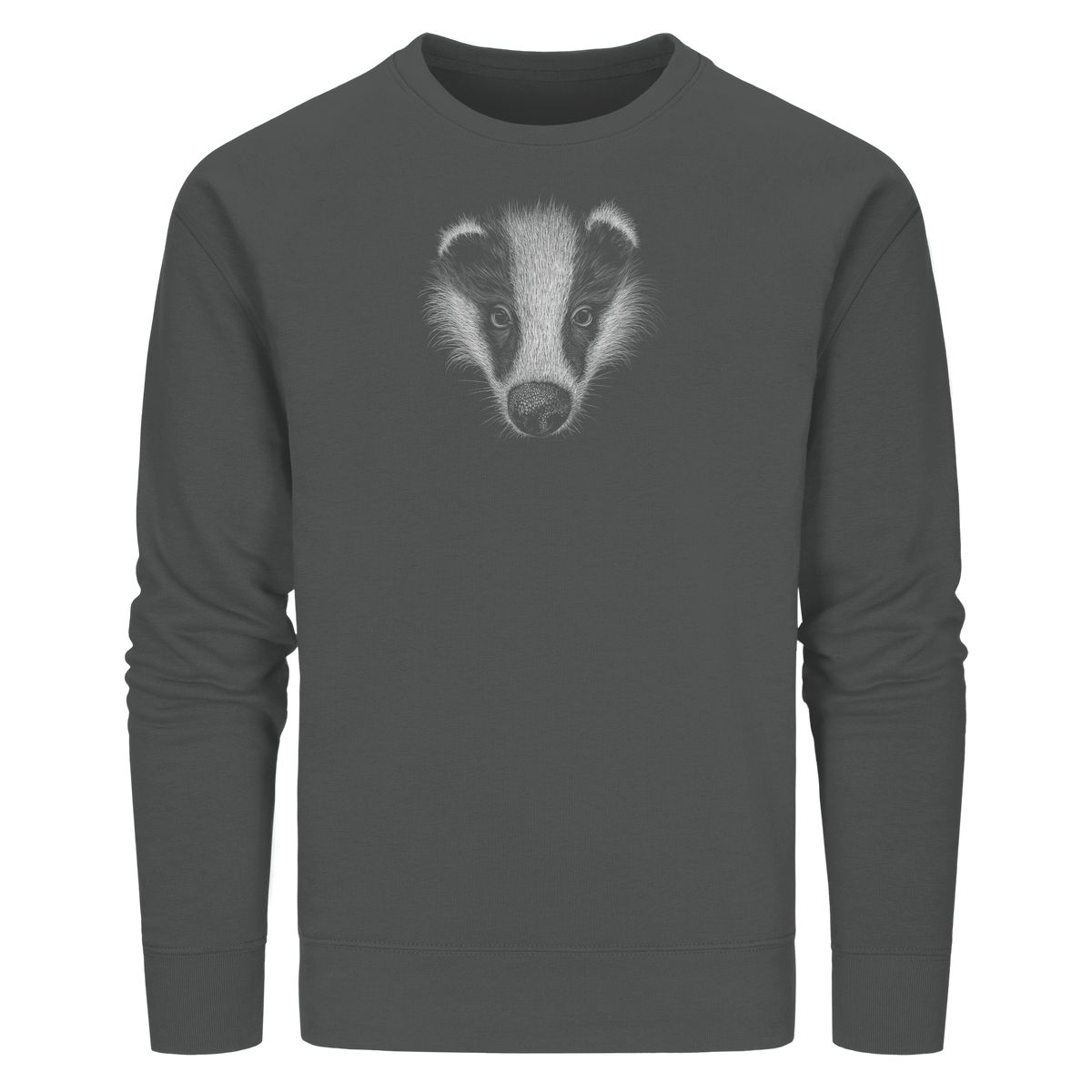 Kritzel-Kunst Dachs Illustration - Organic Basic Unisex Sweatshirt