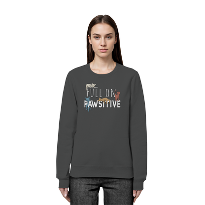 Full On Pawsitive! Gechillte Katzen - Organic Basic Unisex Sweatshirt