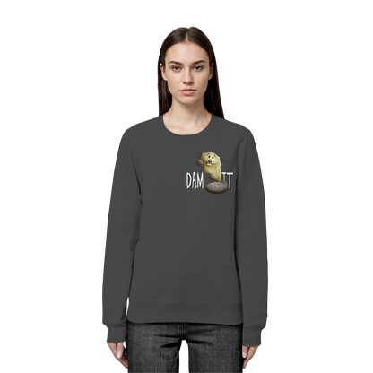 Dam It Verdammt Lustiger Biber - Organic Basic Unisex Sweatshirt
