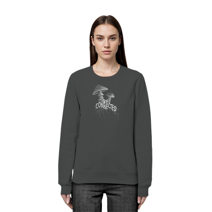 Be Connected Panther-Pilz - Organic Basic Unisex Sweatshirt