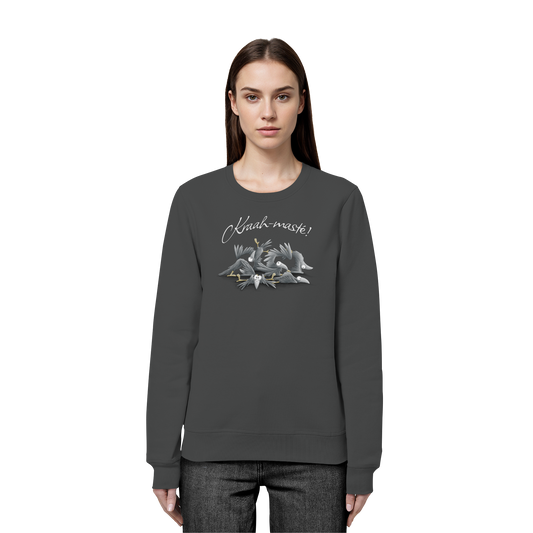 Kraah-masté! Yoga Raben Krähen - Organic Basic Unisex Sweatshirt