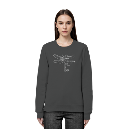 Breite die Flügel aus und flieg los | Libelle - Organic Basic Unisex Sweatshirt