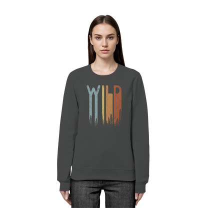 Wild Retro Schriftzug - Organic Basic Unisex Sweatshirt