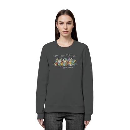 Nope, Nee, Nö Katzen - Organic Basic Unisex Sweatshirt
