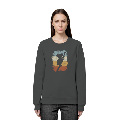 Retro kletternder Koala-Bär - Organic Basic Unisex Sweatshirt