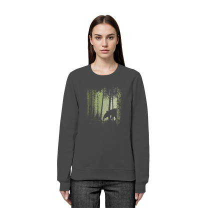 Lässiger Tapir im Zwielicht Wald - Organic Basic Unisex Sweatshirt