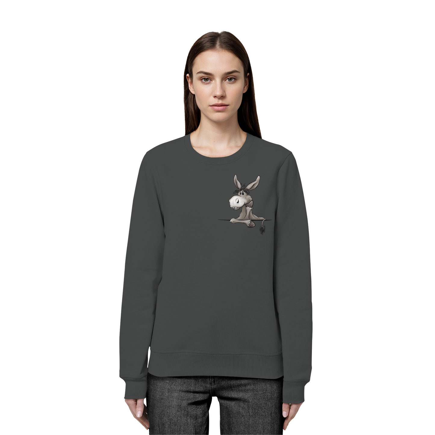 Lustiger lässiger Esel - Organic Basic Unisex Sweatshirt