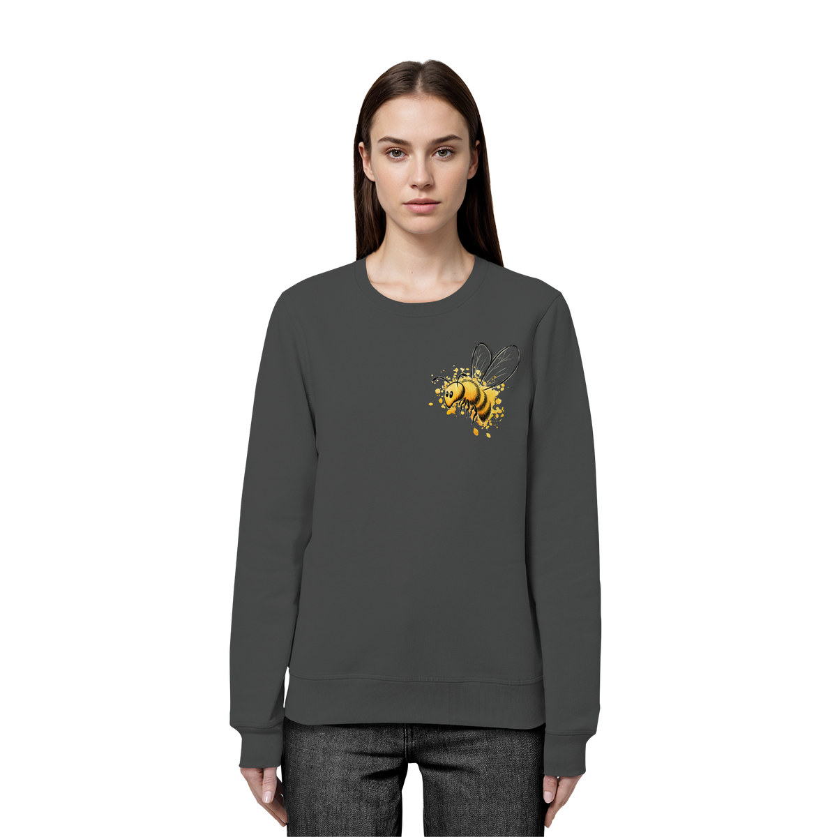 Lässige kleine Honig-Biene - Organic Basic Unisex Sweatshirt
