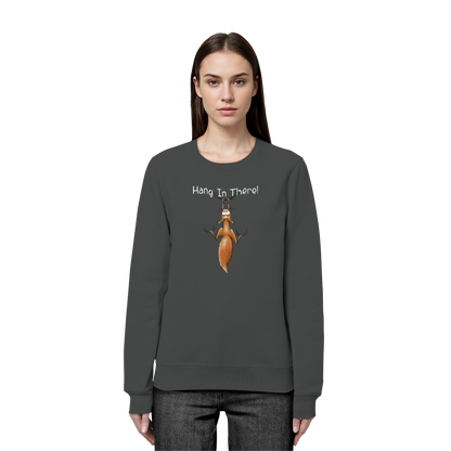 Hang In There | Lässiges Eichhörnchen - Organic Basic Unisex Sweatshirt