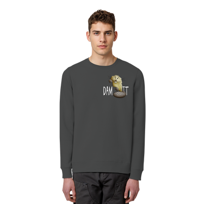 Dam It Verdammt Lustiger Biber - Organic Basic Unisex Sweatshirt