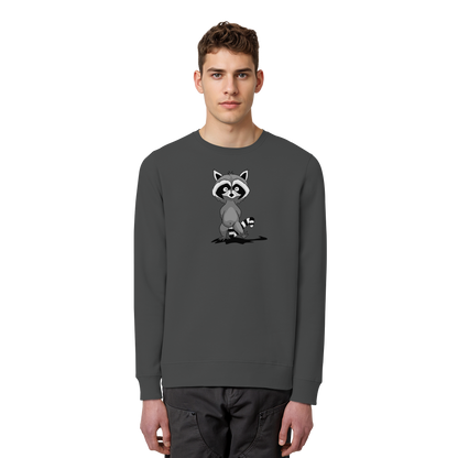Frecher kleiner Waschbär - Organic Basic Unisex Sweatshirt