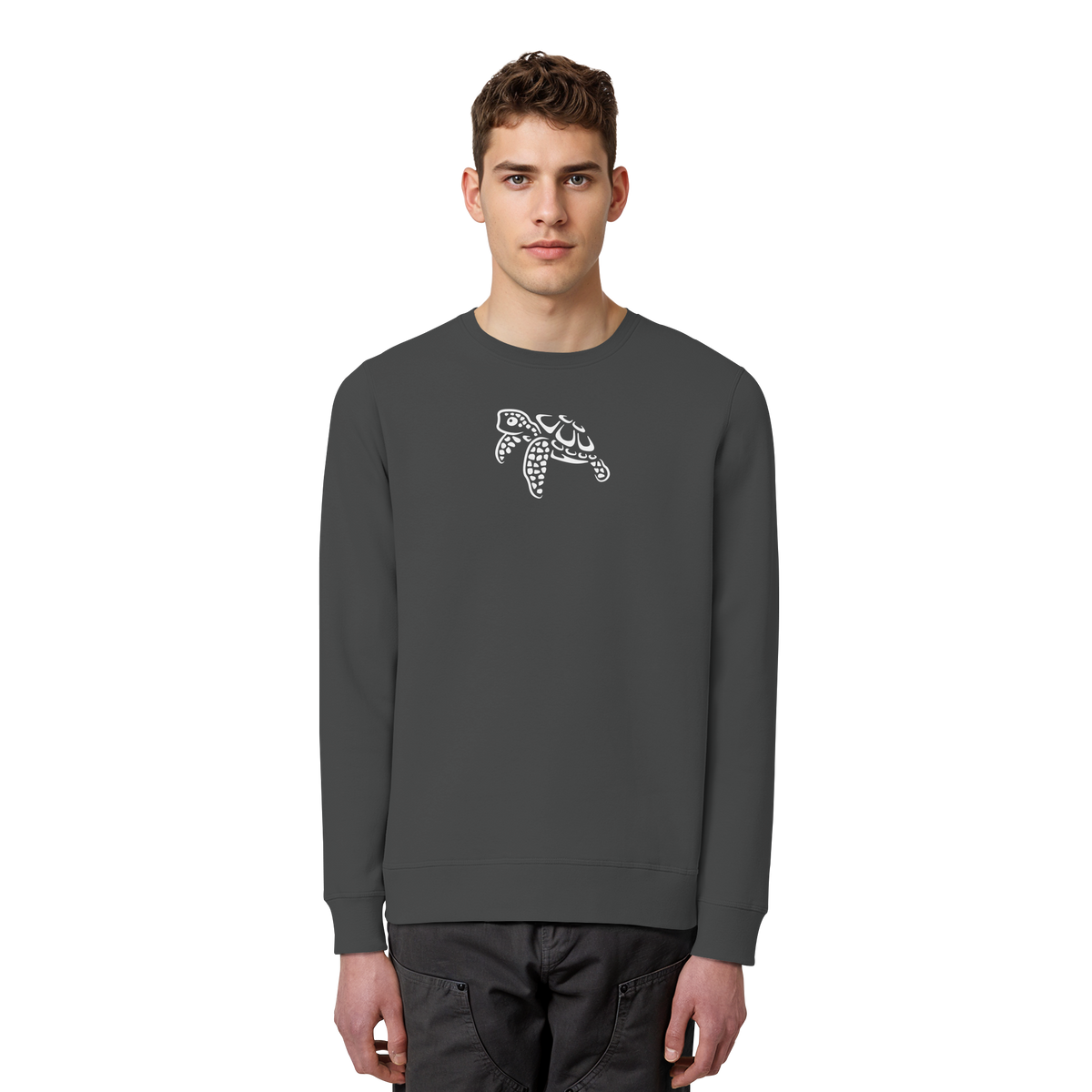 schwimmende Meeres-Schildkröte - Organic Basic Unisex Sweatshirt