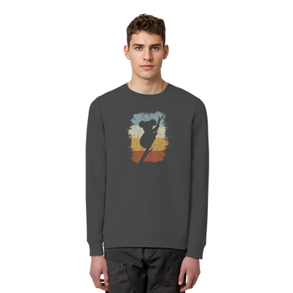 Retro kletternder Koala-Bär - Organic Basic Unisex Sweatshirt