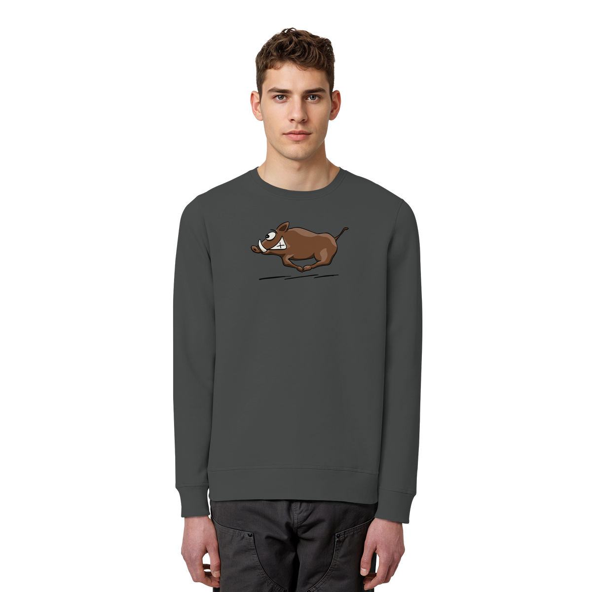 sauwildes Wildschwein | Wildsau  - Organic Basic Unisex Sweatshirt