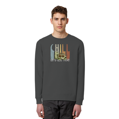 Gechillt gemütliche Schildkröte - Organic Basic Unisex Sweatshirt