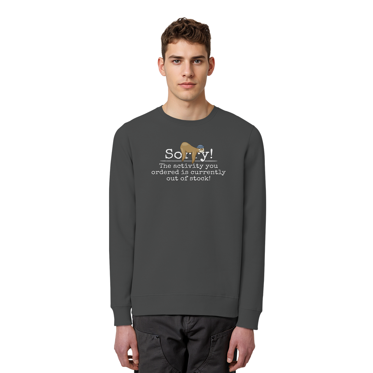 No-Activity Faultier - Organic Basic Unisex Sweatshirt