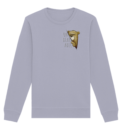 Unbearable – Unerträglich Bär - Organic Basic Unisex Sweatshirt