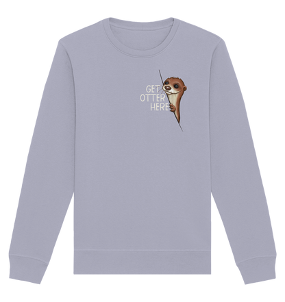 Get Otter Here | Lustiger Otter Kalauer - Organic Basic Unisex Sweatshirt