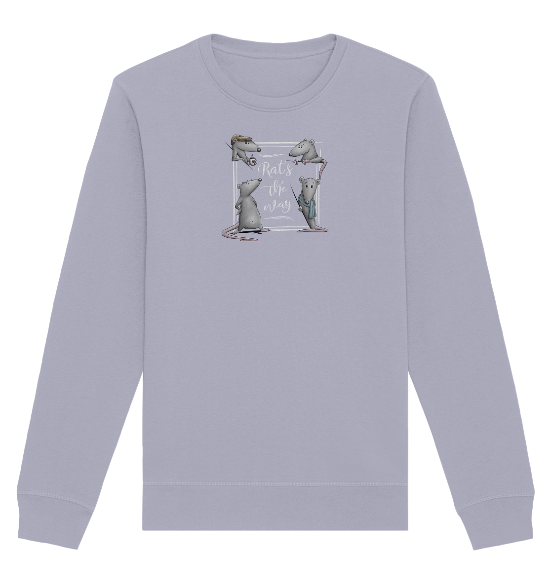 Rat’s The Way Kaffeehaus Ratten - Organic Basic Unisex Sweatshirt