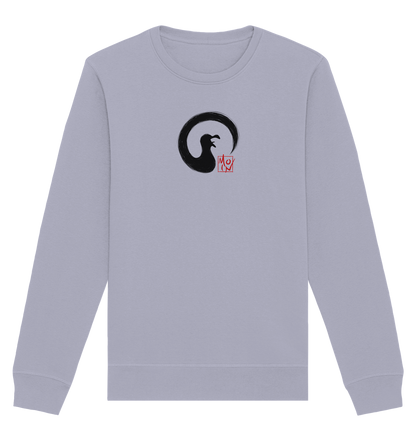Moin kreischende japanische Enso Möwe - Organic Basic Unisex Sweatshirt