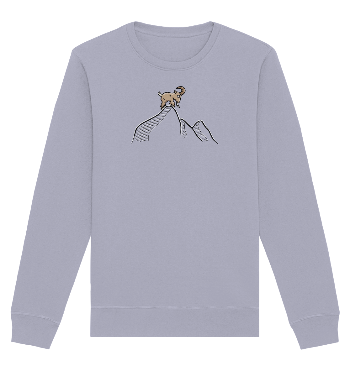 Ziegenbock in den Bergen - Organic Basic Unisex Sweatshirt