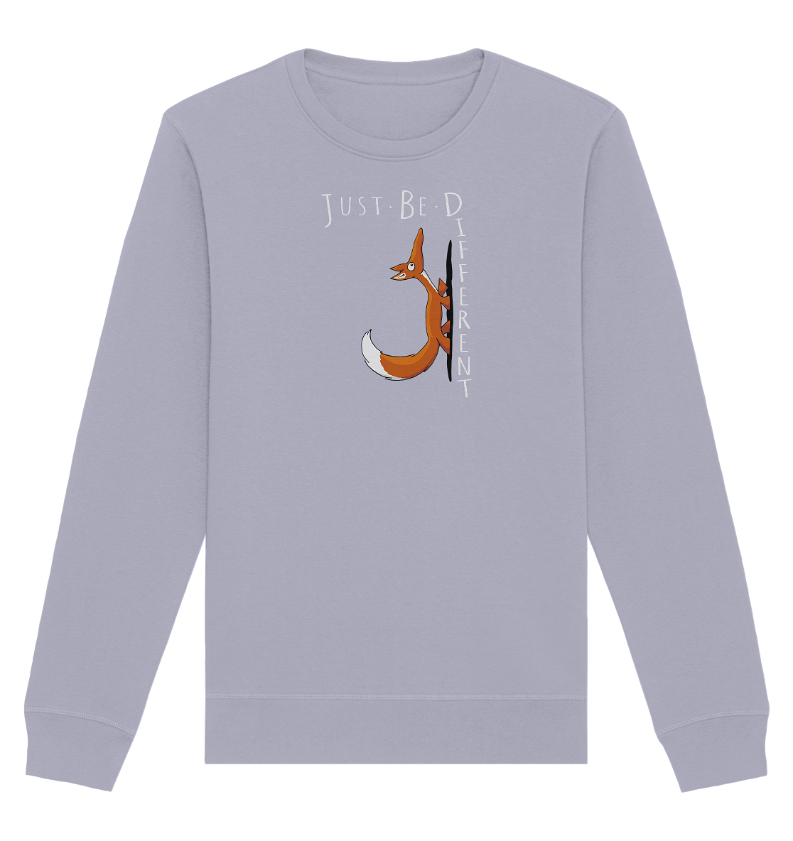 Just Be Different | Sei Anders, kleiner Fuchs - Organic Basic Unisex Sweatshirt