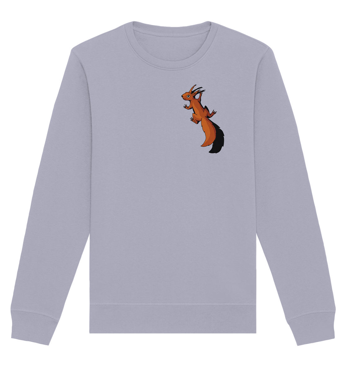 Süßes Eichhörnchen klettert - Organic Basic Unisex Sweatshirt