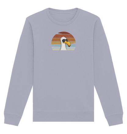 Cool lässige Retro Möwe - Organic Basic Unisex Sweatshirt