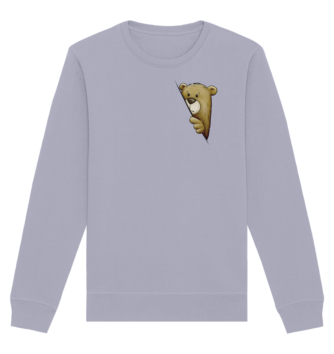 Funky Bär Illustration - Organic Basic Unisex Sweatshirt