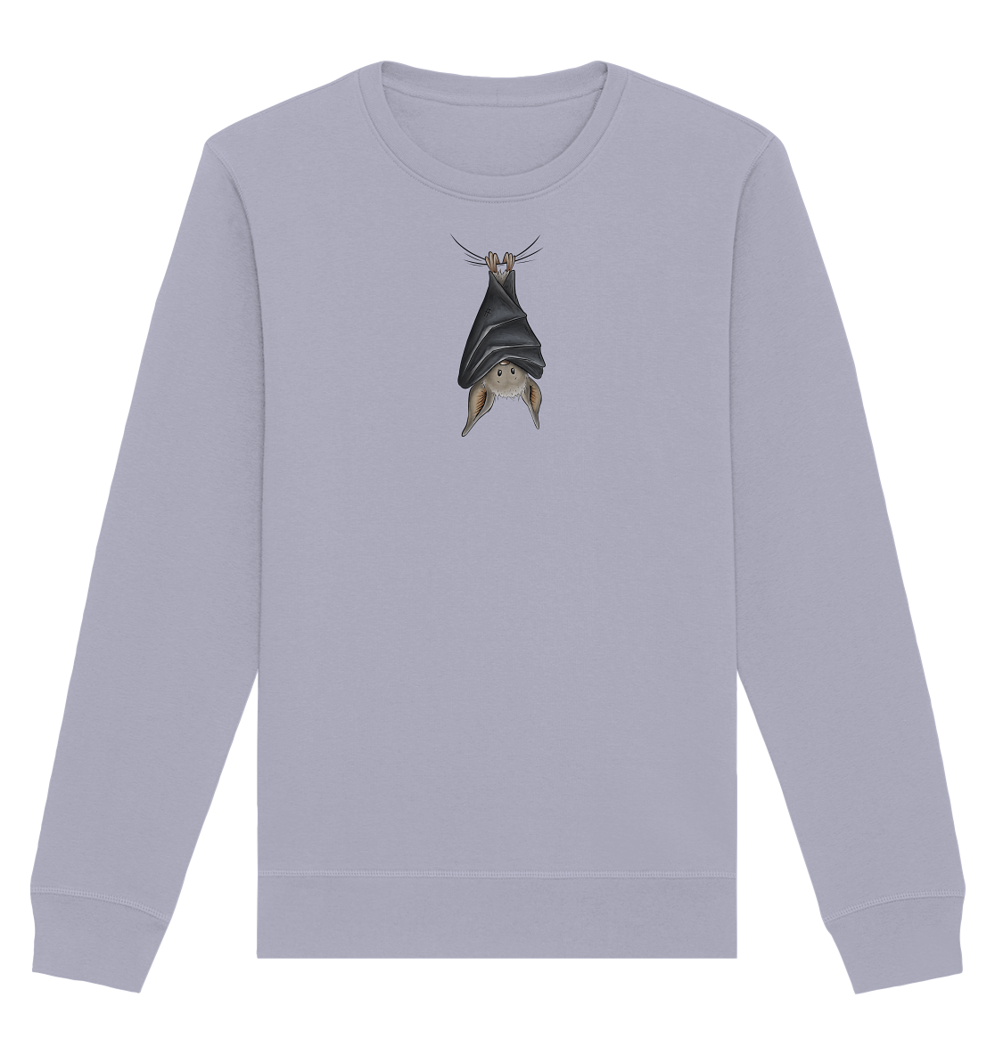 Lustig chillende Fledermaus - Organic Basic Unisex Sweatshirt