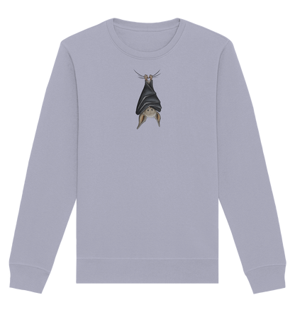 Lustig chillende Fledermaus - Organic Basic Unisex Sweatshirt