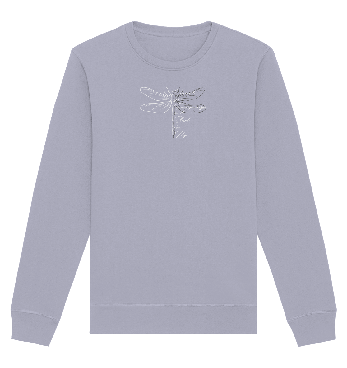 Breite die Flügel aus und flieg los | Libelle - Organic Basic Unisex Sweatshirt