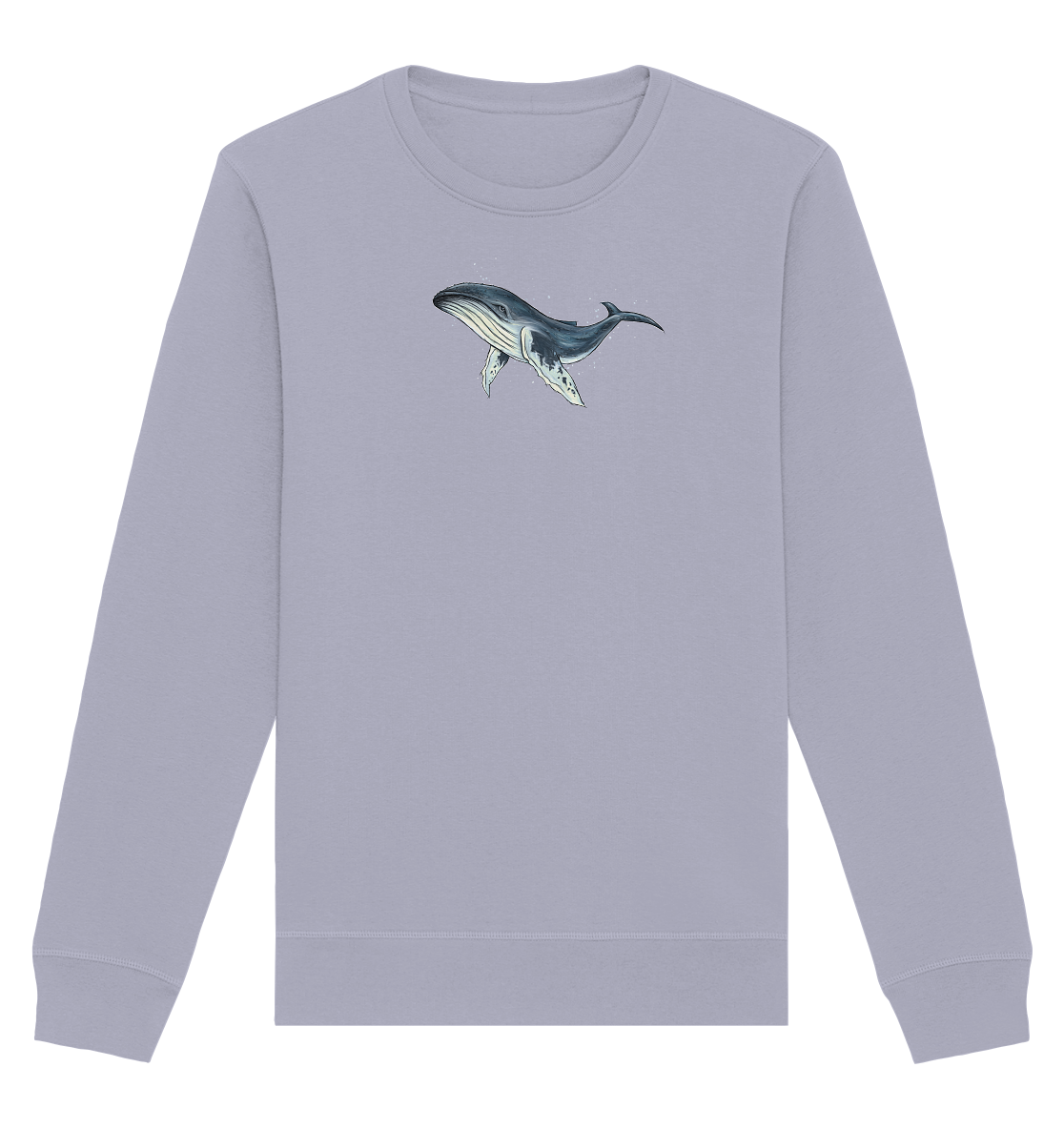 Tiefsee Ozean-Riese Buckelwal - Organic Basic Unisex Sweatshirt