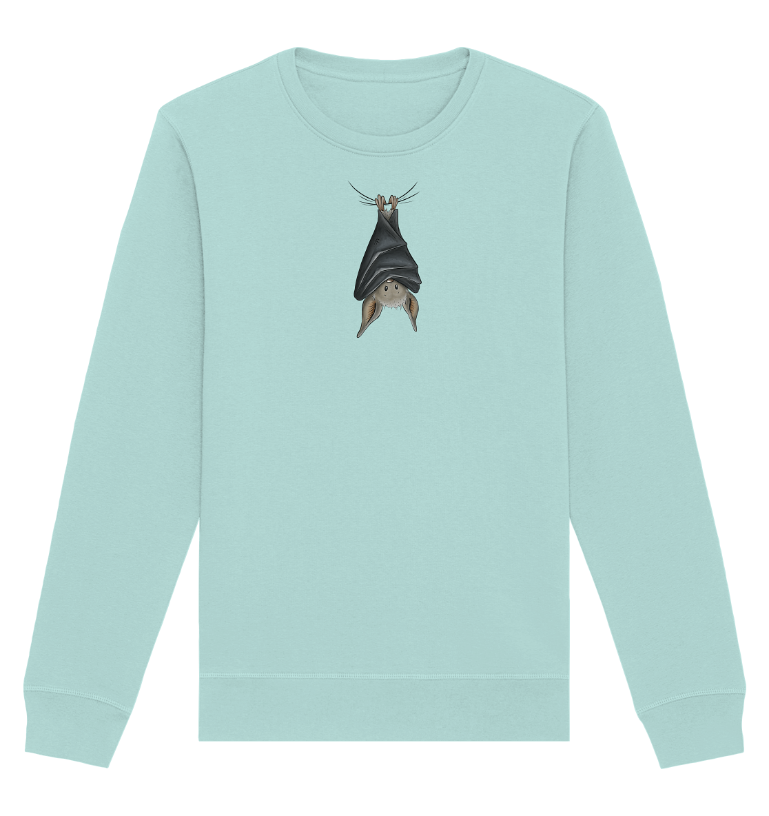 Lustig chillende Fledermaus - Organic Basic Unisex Sweatshirt