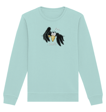 Joa Läuft Krähe gechillter Rabe - Organic Basic Unisex Sweatshirt
