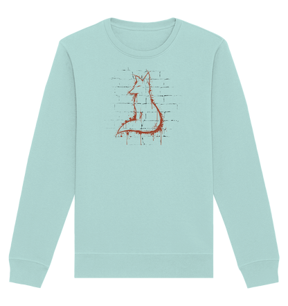 Street Art Fuchs Silhouette - Organic Basic Unisex Sweatshirt