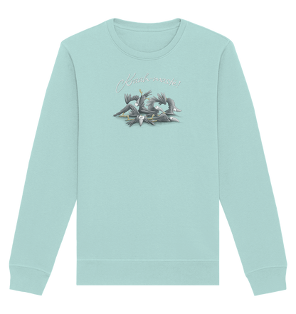 Kraah-masté! Yoga Raben Krähen - Organic Basic Unisex Sweatshirt