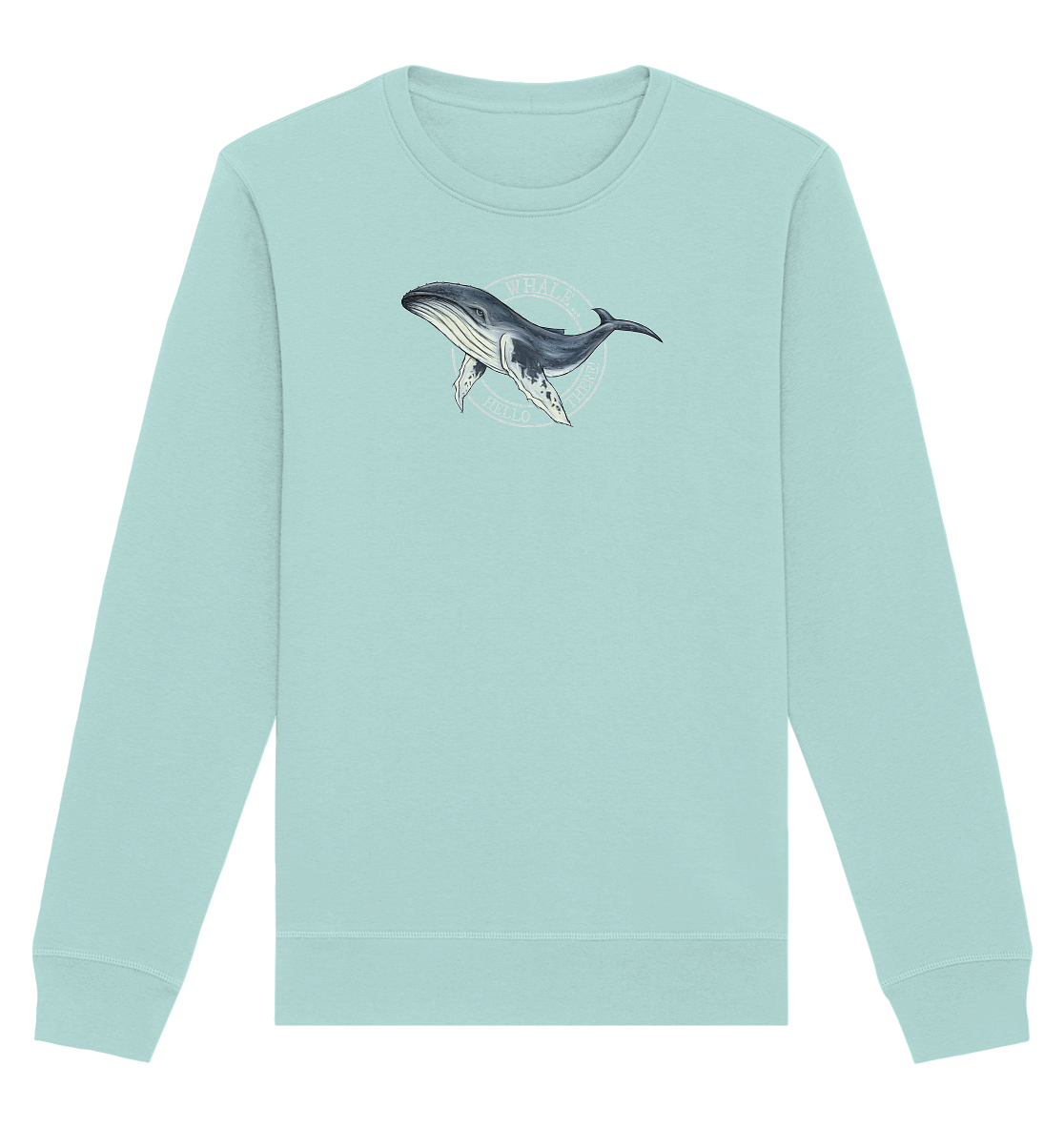 Whale, Hello There | Buckelwal - Organic Basic Unisex Sweatshirt