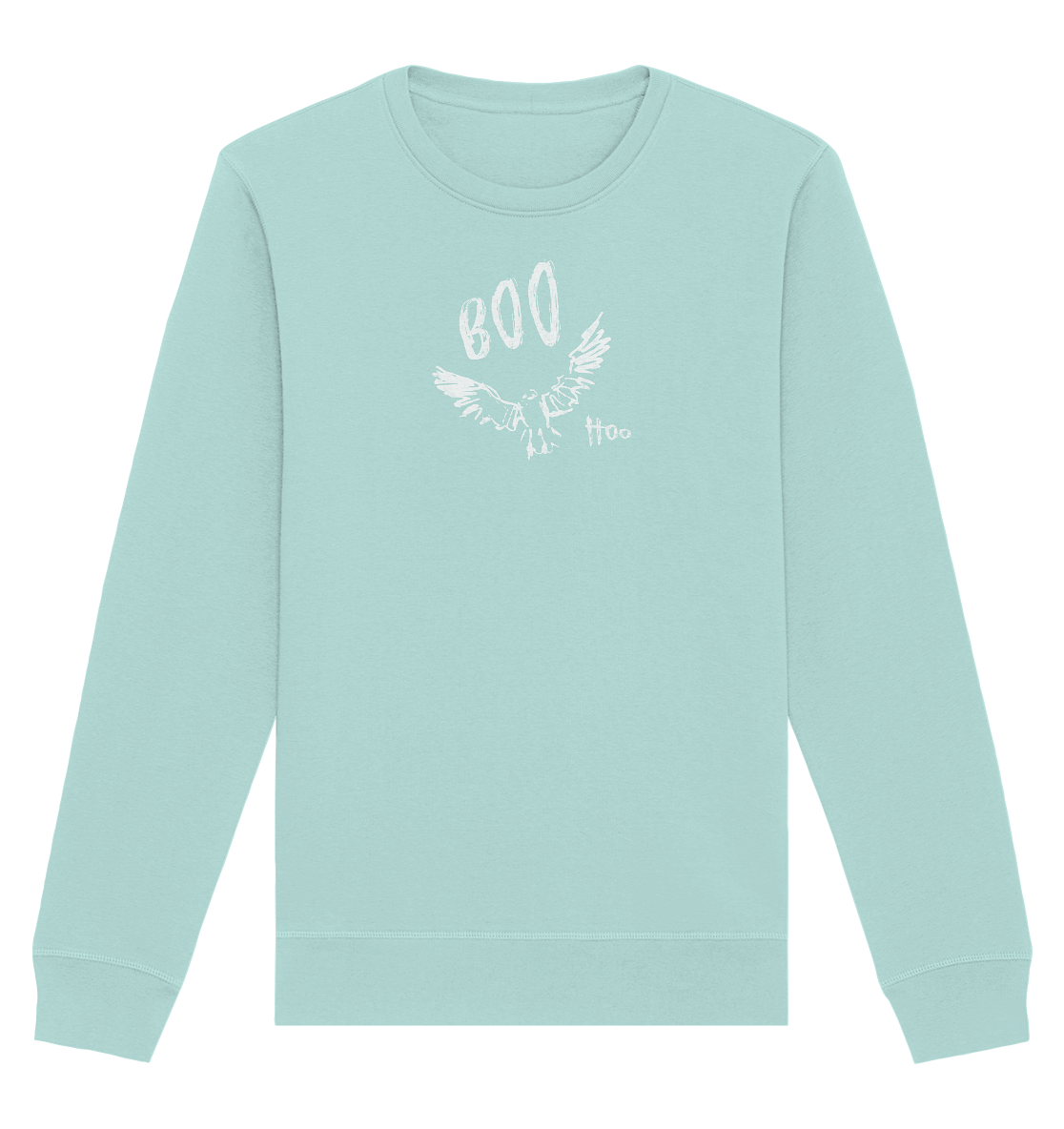 Boo Hoo! Fliegende Eule  - Organic Basic Unisex Sweatshirt