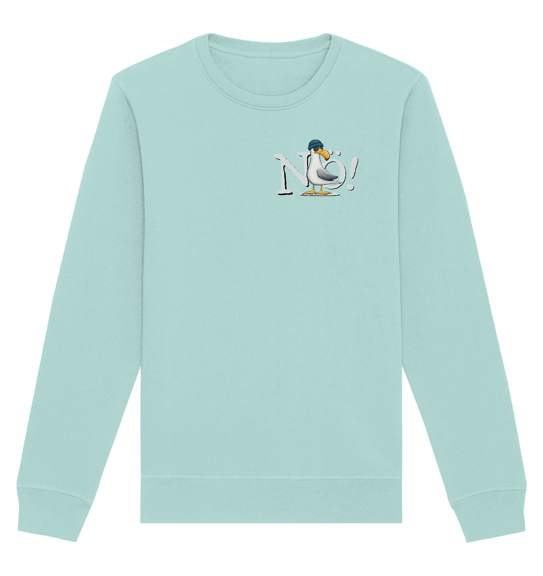 Nö Kein Bock Möwe - Organic Basic Unisex Sweatshirt