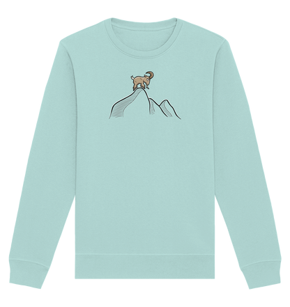 Ziegenbock in den Bergen - Organic Basic Unisex Sweatshirt