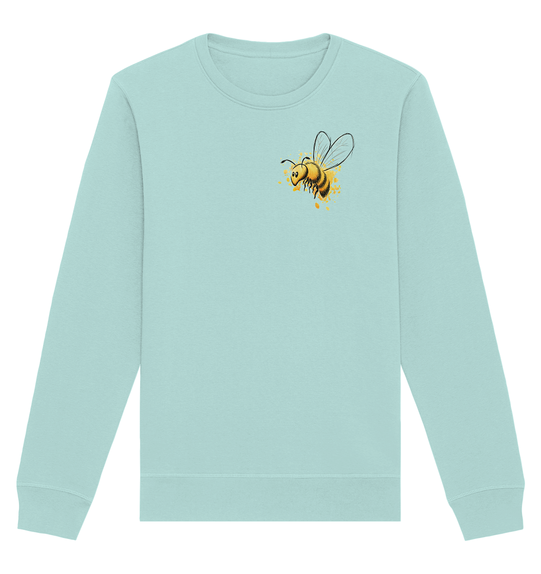 Lässige kleine Honig-Biene - Organic Basic Unisex Sweatshirt