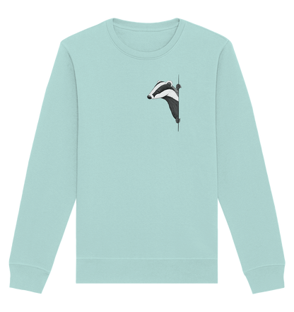 Lässiger Dachs Meister Grimbart - Organic Basic Unisex Sweatshirt