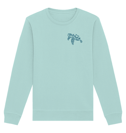 Lässig lustige Wasserschildkröte - Organic Basic Unisex Sweatshirt