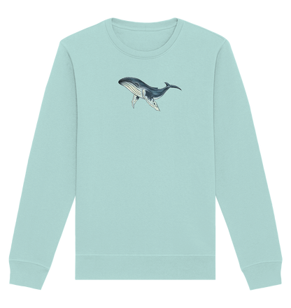 Tiefsee Ozean-Riese Buckelwal - Organic Basic Unisex Sweatshirt