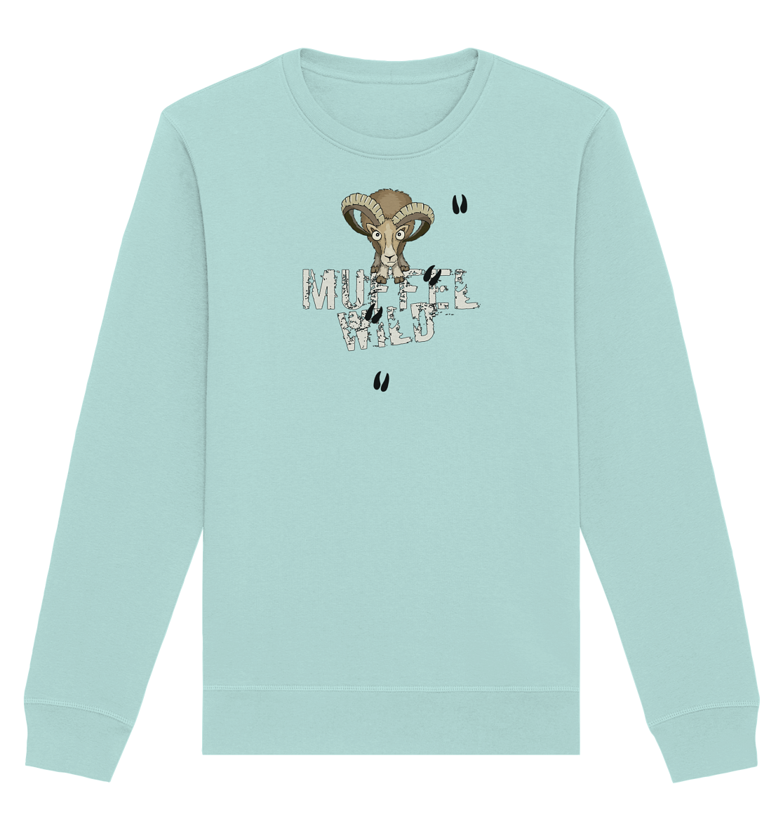 Muffel Wild Mufflon - Organic Basic Unisex Sweatshirt