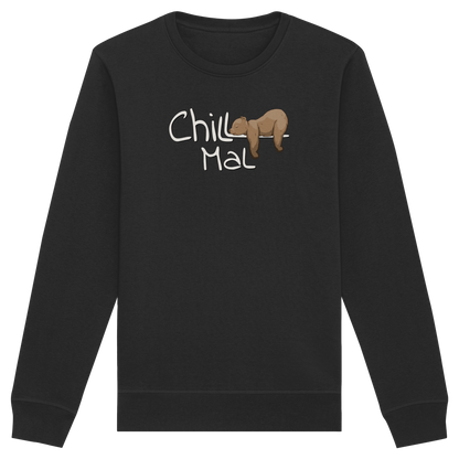 Chill Mal schläfriger Braunbär - Organic Basic Unisex Sweatshirt