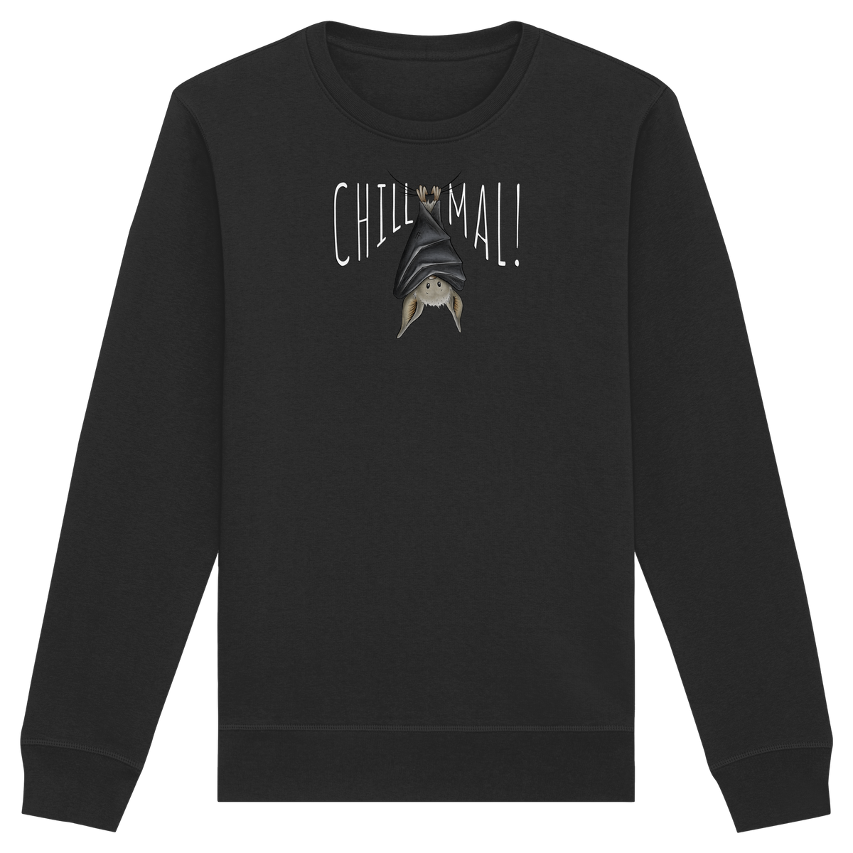 Chill Mal gemütliche Fledermaus - Organic Basic Unisex Sweatshirt