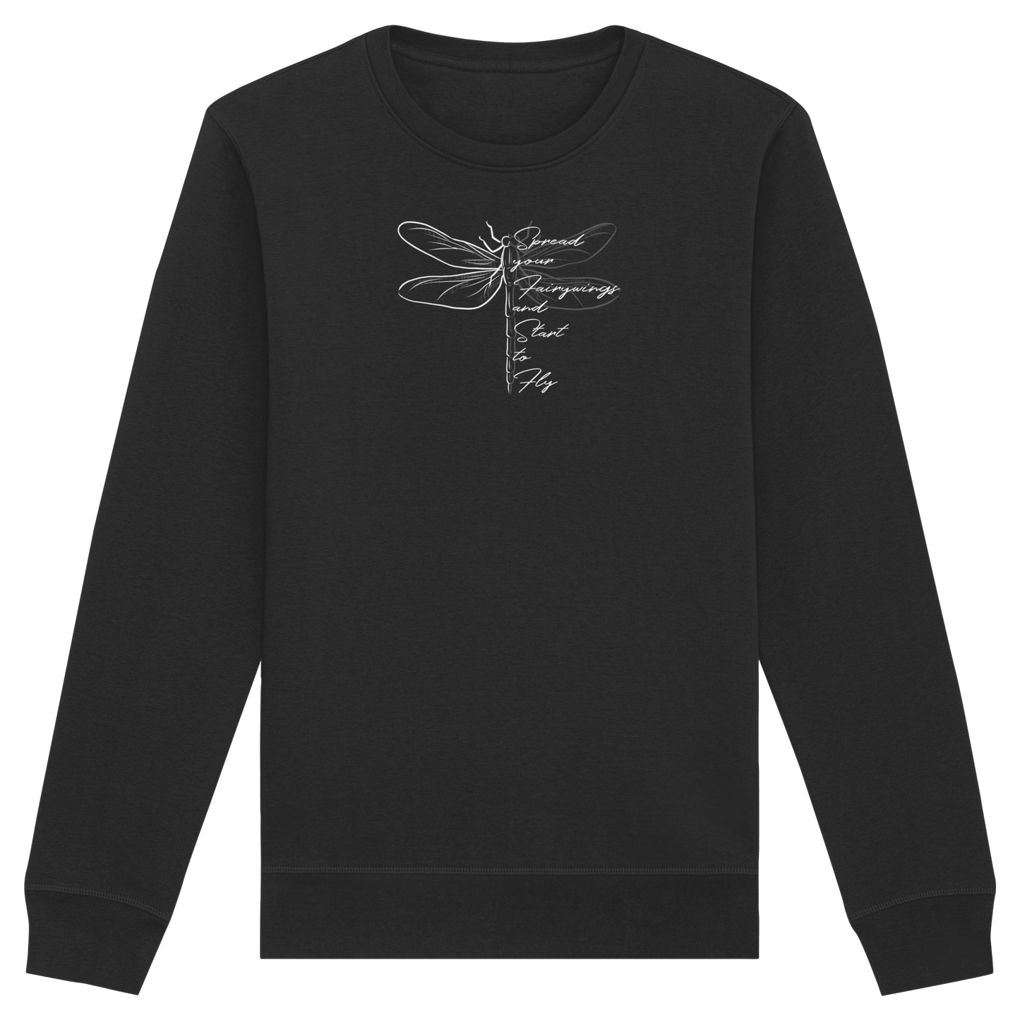 Breite die Flügel aus und flieg los | Libelle - Organic Basic Unisex Sweatshirt